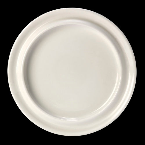 Steelite Freedom Vitrified Porcelain White Round Plate 10in 25cm Pack of 6