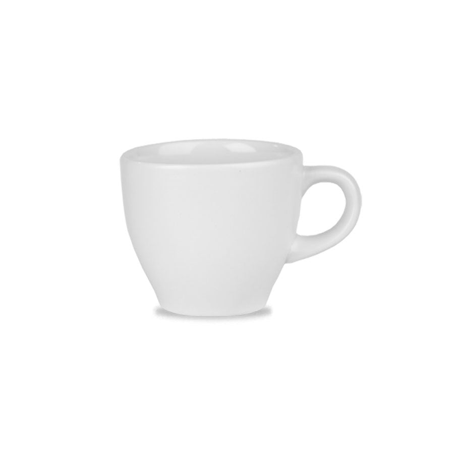 Churchill Profile Vitrified Porcelain White Espresso Cup 11cl 3.9oz Pack of 12