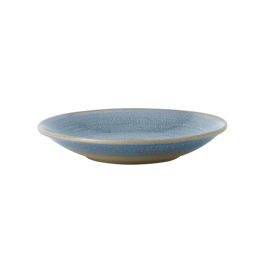 Dudson Evo Vitrified Stoneware Azure Blue Round Deep Plate 29.3cm Pack of 4