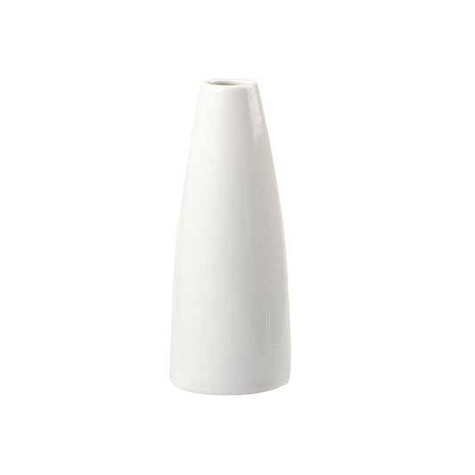 Churchill Profile Vitrified Porcelain White Bud Vase 12.5cm Pack of 6