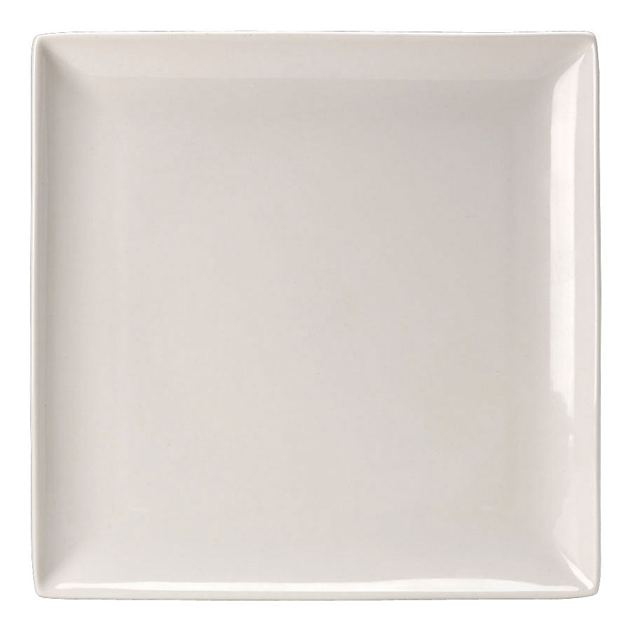 Steelite Taste Vitrified Porcelain White Square Plate 27cm Pack of 6