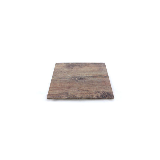 Steelite Creations Driftwood Melamine Square Platter 25.4cm Pack of 3