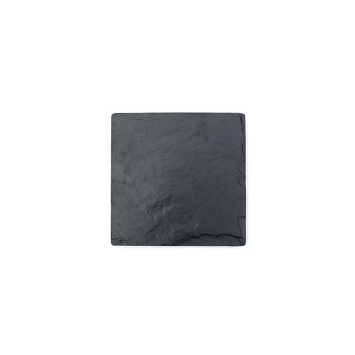 Steelite Melamine Black Slate Square Platter 25.4cm Pack of 3