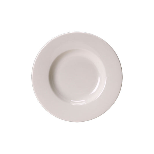 Steelite Rococo Vitrified Porcelain White Round Can Saucer 16.5cm 6 1/2 Inch Pack of 36