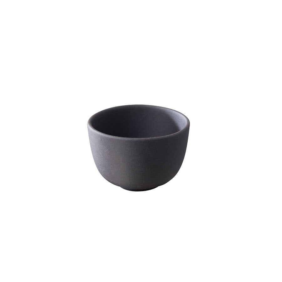 Revol Basalt Ceramic Black Round XXS Bowl 5x3.5cm 3cl Pack of 6