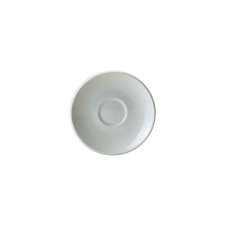 Steelite Liv Vitrified Porcelain White Round Saucer 12.5cm 5 Inch Pack of 36