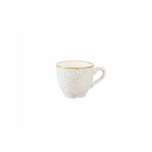 Churchill Stonecast Vitrified Porcelain Barley White Espresso Cup 10cl 3oz Pack of 12