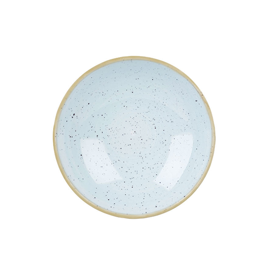 Churchill Stonecast Vitrified Porcelain Duck Egg Blue Small Coupe Bowl 18.2cm 42.6cl 15oz Pack of 12