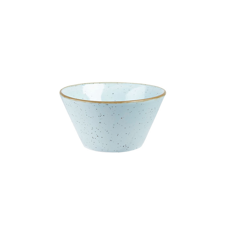 Churchill Stonecast Vitrified Porcelain Duck Egg Blue Round Zest Snack Bowl 12.1x6.5cm 12oz Pack of 12