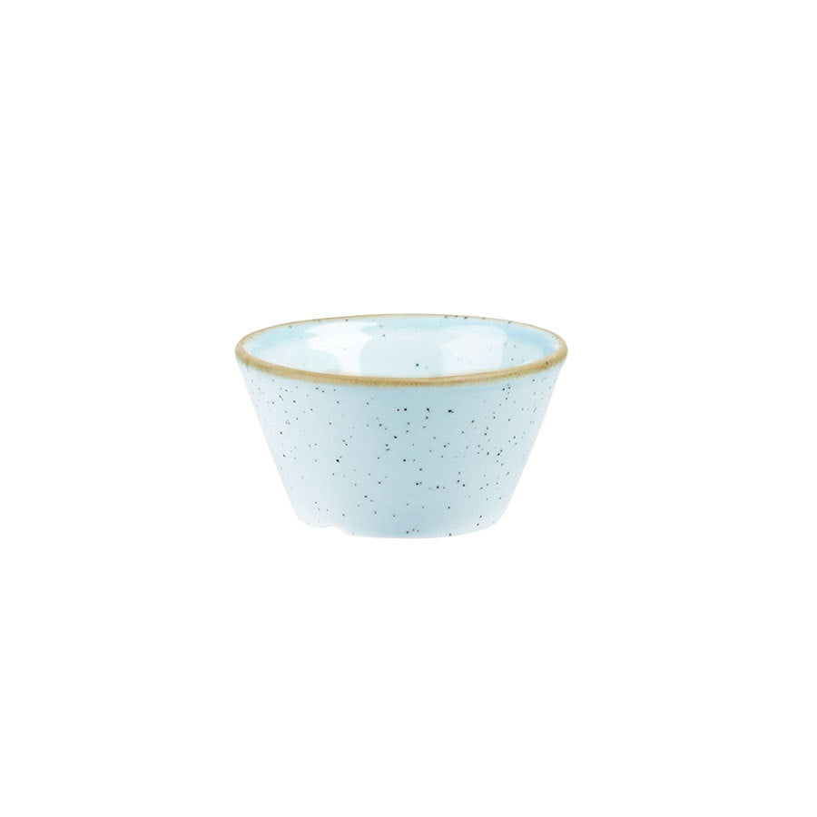 Churchill Stonecast Vitrified Porcelain Duck Egg Blue Round Sauce Dish 8x4cm 9cl 3oz Pack of 12