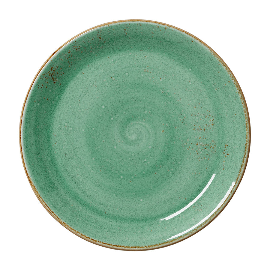 Steelite Craft Aqua Vitrified Porcelain Round Coupe Plate 28cm Pack of 12