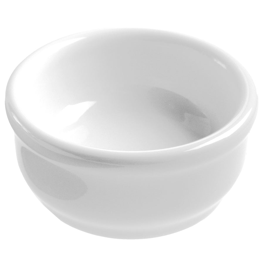 Revol Les Essentiels Porcelain White Round Butter Dish 5.8x3cm 3cl Pack of 6