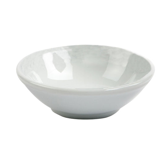 Superwhite Porcelain Round Oriental Dip Dish White 7cm Pack of 6