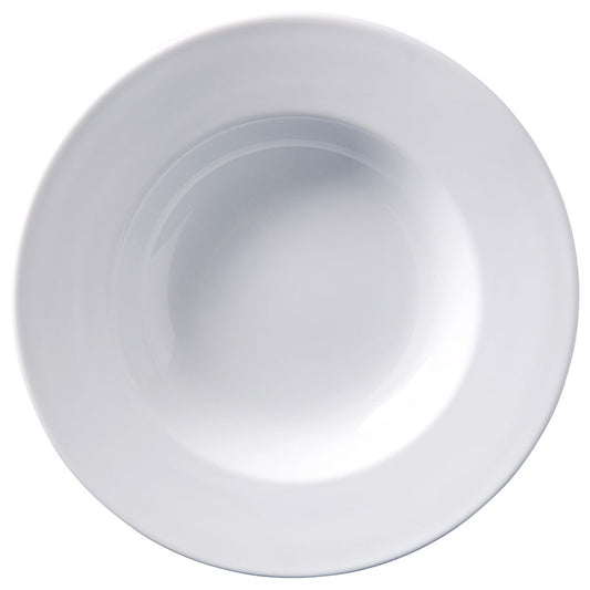 Superwhite Porcelain Soup Plate 23cm Pack of 6