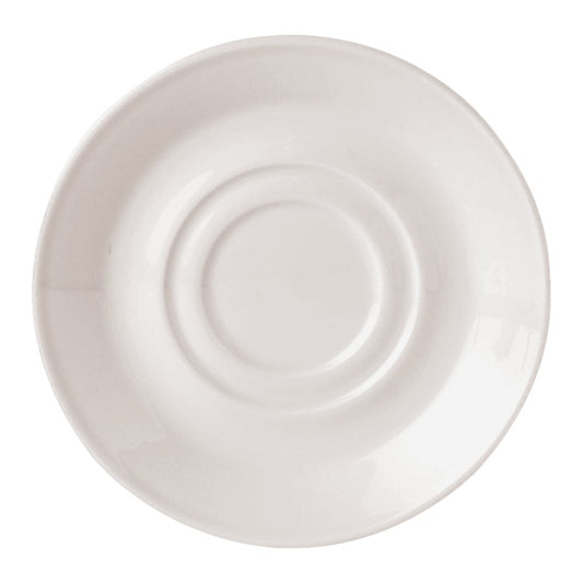 Superwhite Porcelain Round Saucer 15cm For Teacups BH561 & BH562 Pack of 12