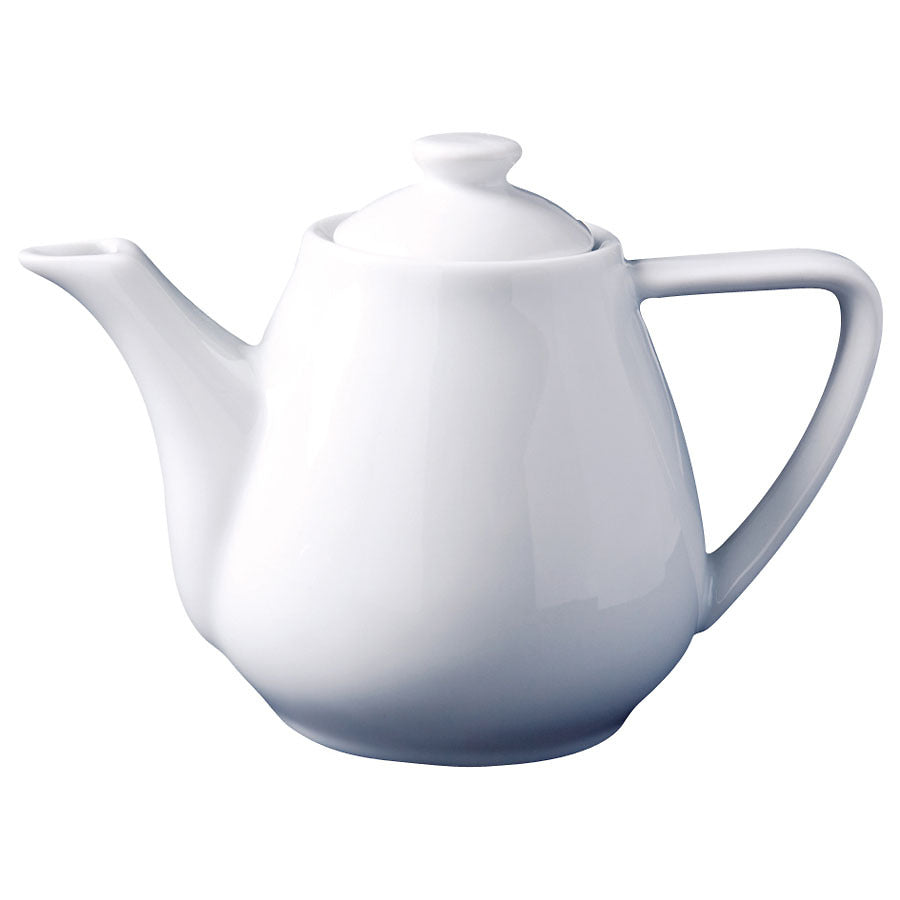 Superwhite Porcelain Teapot 46cl 16oz Pack of 4