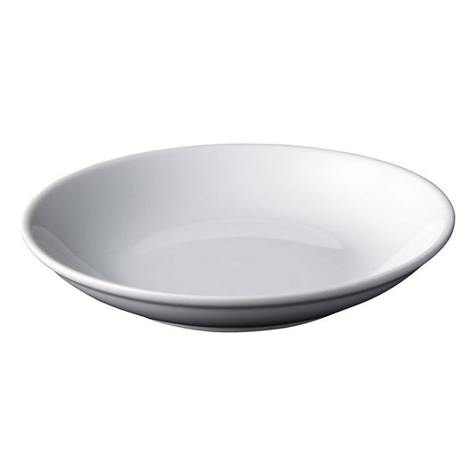 Superwhite Porcelain Round Deep Coupe Plate 20cm Pack of 6