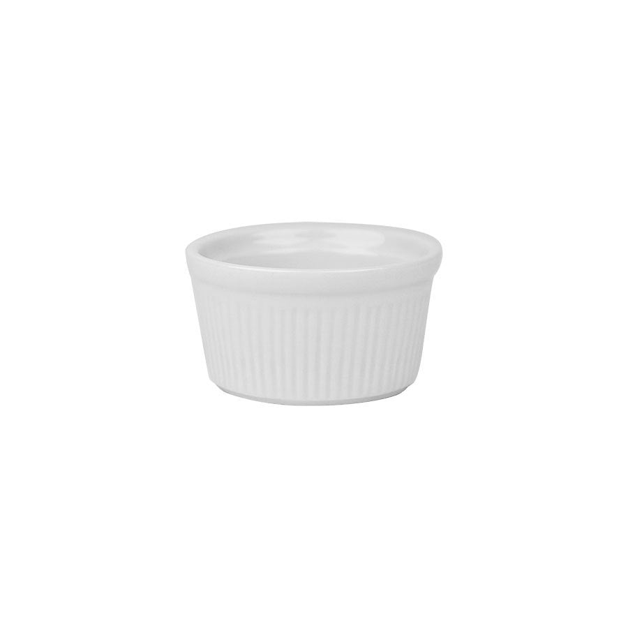 Superwhite Porcelain Round Stacking Ramekin 6.5cm Pack of 12