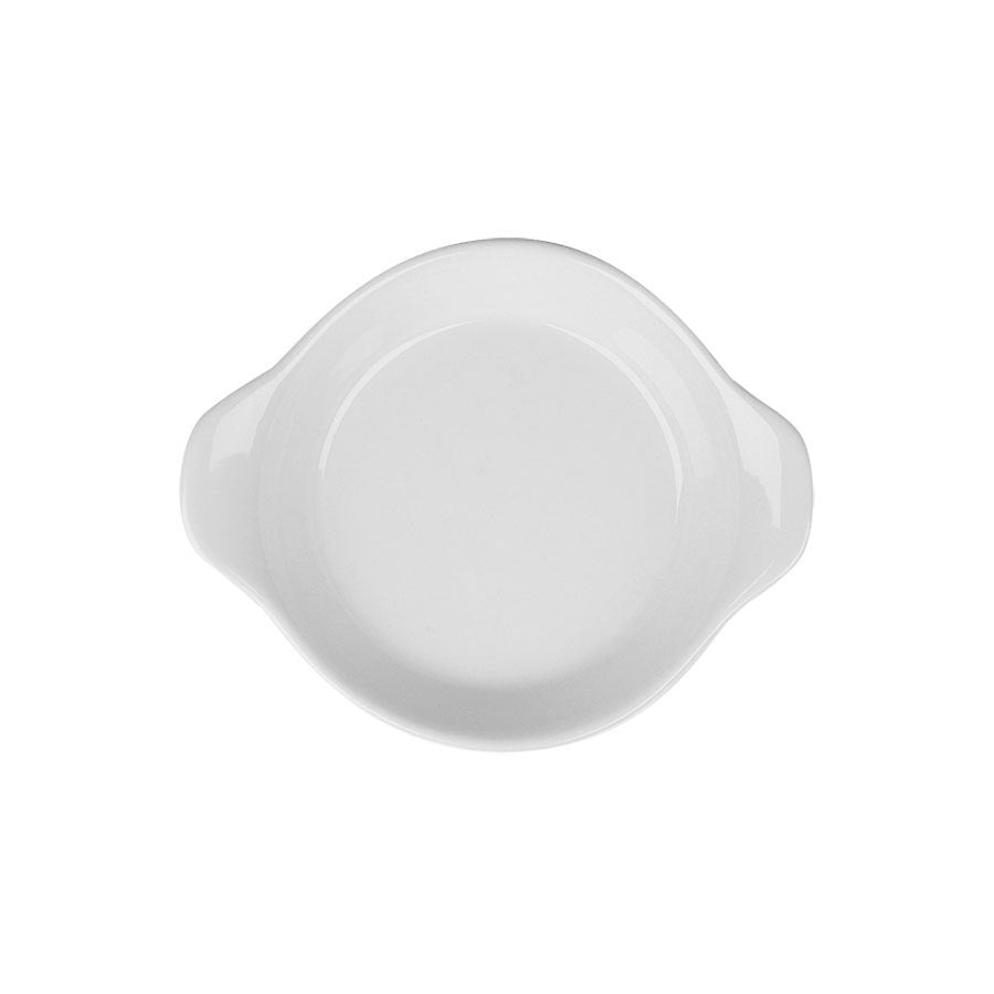 Superwhite Porcelain Round Eared Dish 15cm Pack of 6