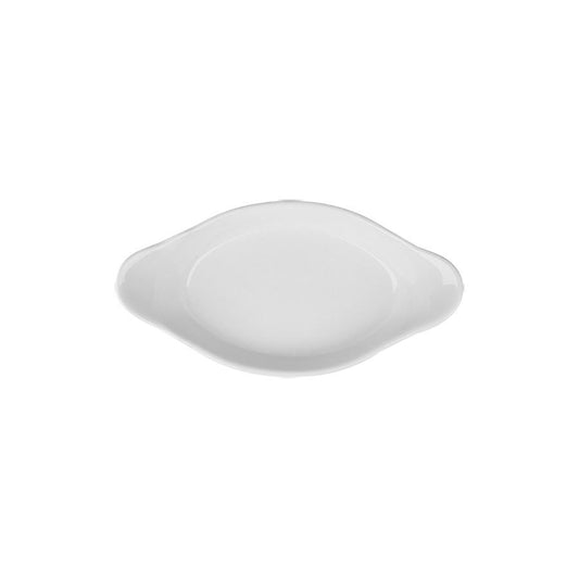 Superwhite Porcelain Oval Eared Dish 22cm Pack of 6