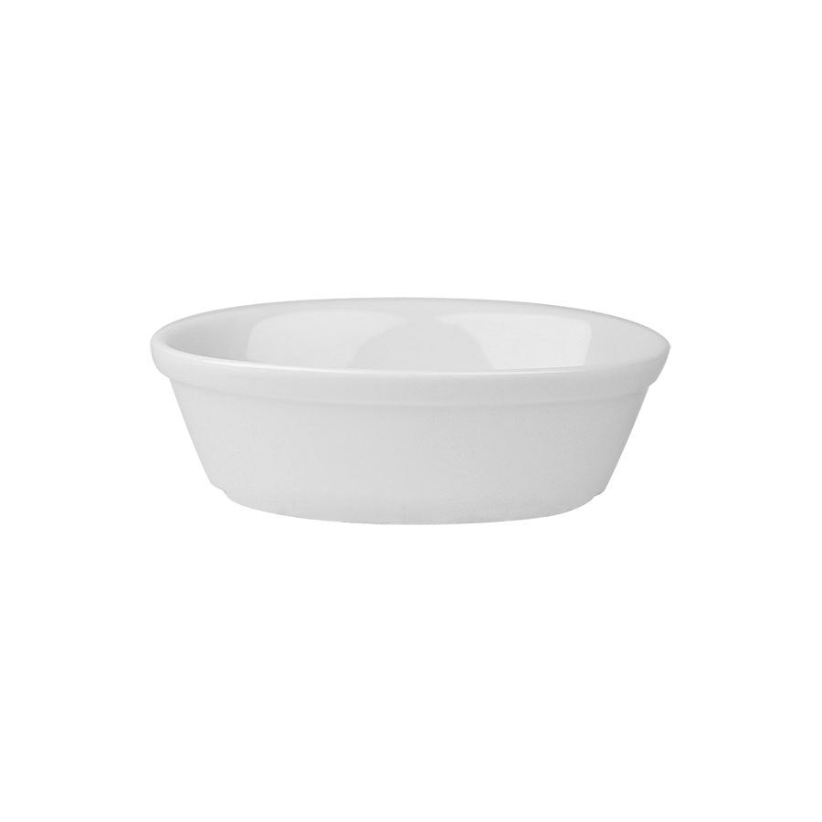 Superwhite Porcelain Oval Pie Dish 15.5cm Pack of 6