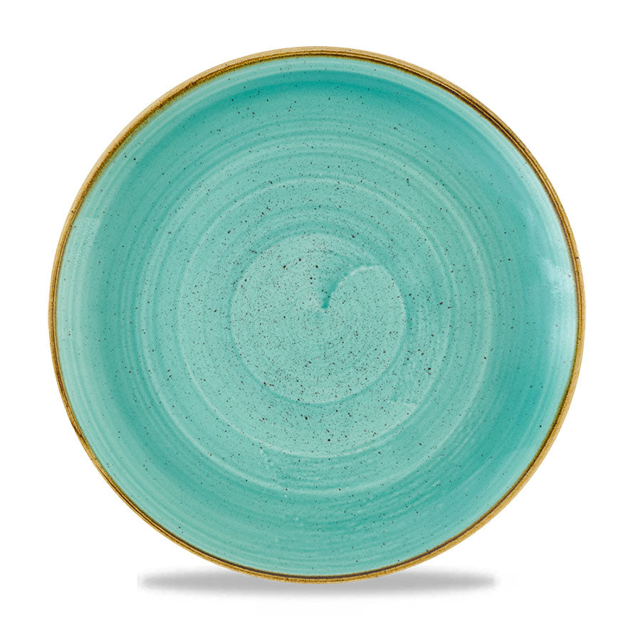 Churchill Stonecast Vitrified Porcelain Mint Round Coupe Plate 28.8cm Pack of 12