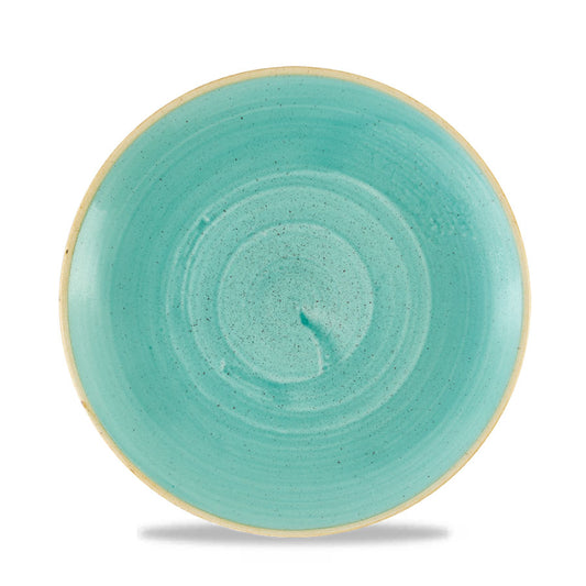 Churchill Stonecast Vitrified Porcelain Mint Round Coupe Plate 21.7cm Pack of 12