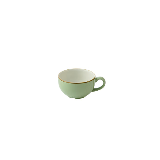 Churchill Stonecast Vitrified Porcelain Sage Green Cafe Cappuccino Cup 8oz Pack of 12