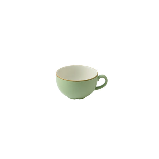 Churchill Stonecast Vitrified Porcelain Sage Green Cafe Cappuccino Cup 12oz Pack of 12