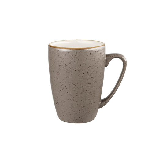 Churchill Stonecast Vitrified Porcelain Peppercorn Grey Mug 34cl 12oz Pack of 12