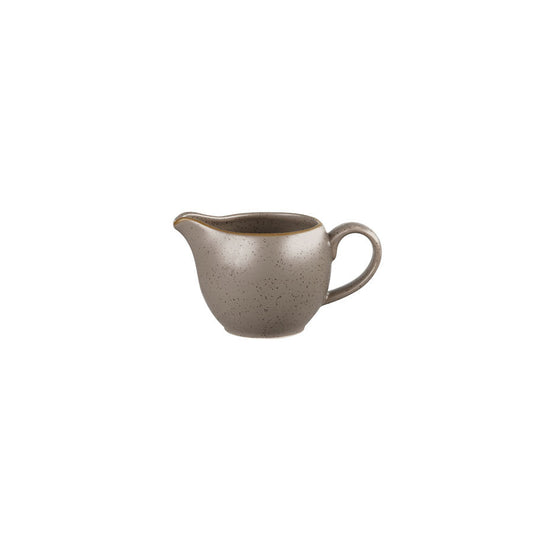 Churchill Stonecast Vitrified Porcelain Peppercorn Grey Jug 11.4cl 4oz Pack of 4