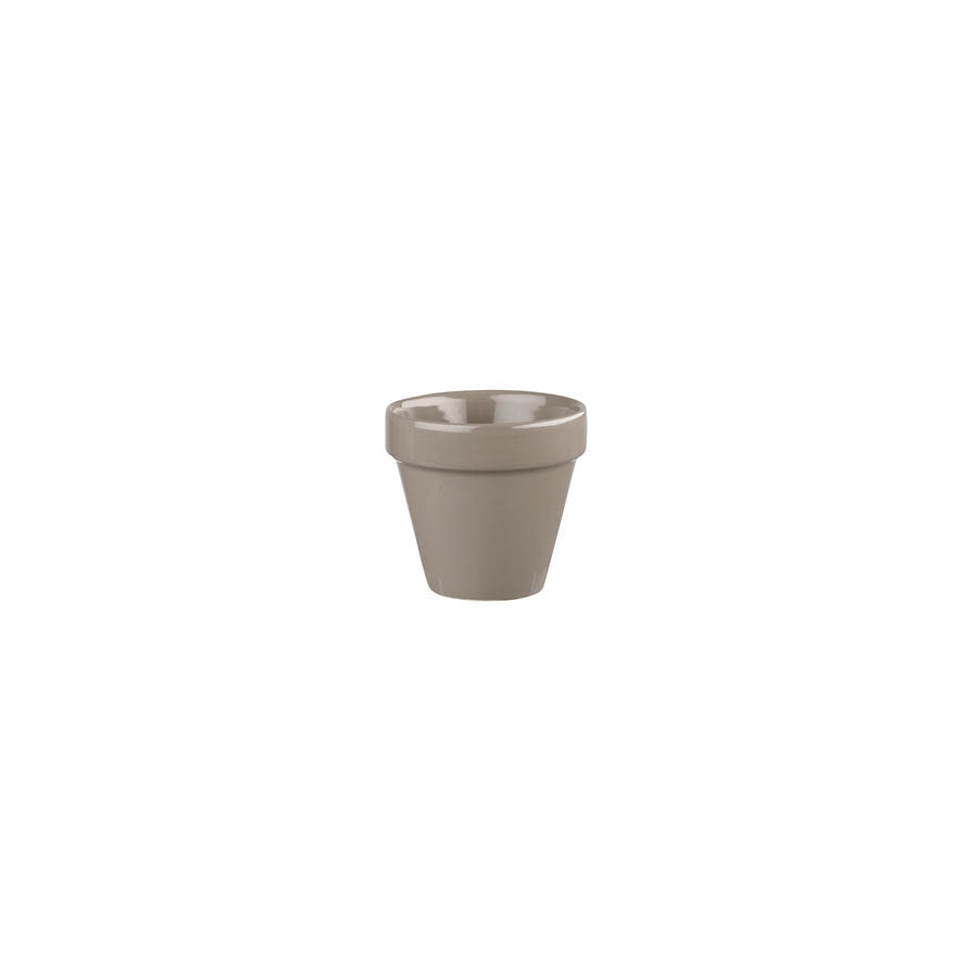 Churchill Bit On The Side Vitrified Porcelain Round Pebble Plant Pot 2oz Pack of 12