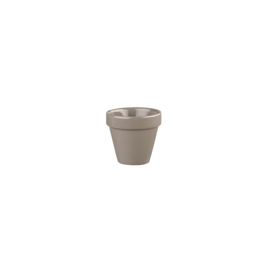 Churchill Bit On The Side Vitrified Porcelain Round Pebble Plant Pot 2oz Pack of 12