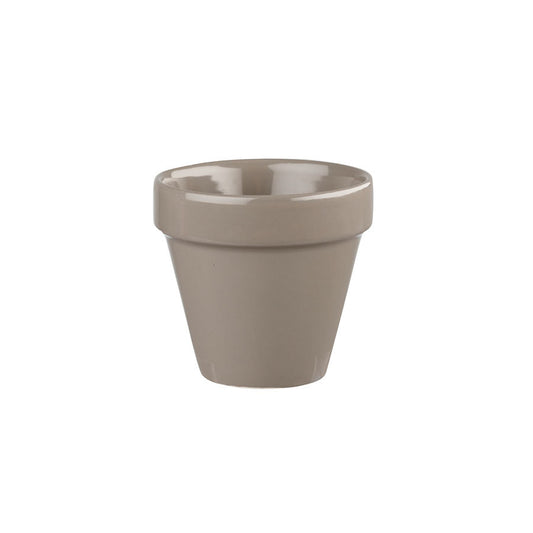 Churchill Bit On The Side Vitrified Porcelain Round Pebble Plant Pot 12oz Pack of 12