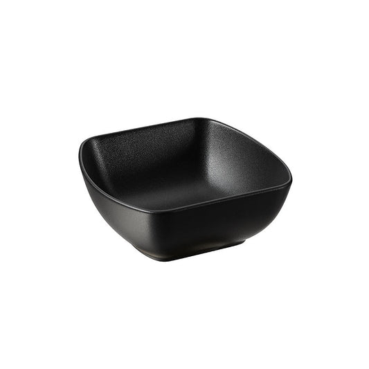 Revol Club Porcelain Club Black Square Salad Bowl 14x6cm 45cl Pack of 4