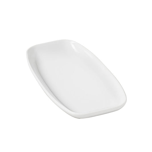 Revol Club Porcelain Club White Rectangular Plate 36x15cm Pack of 4