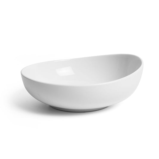 Crème Renoir Vitrified Porcelain White Round Coupe Kick Bowl 21cm Pack of 4