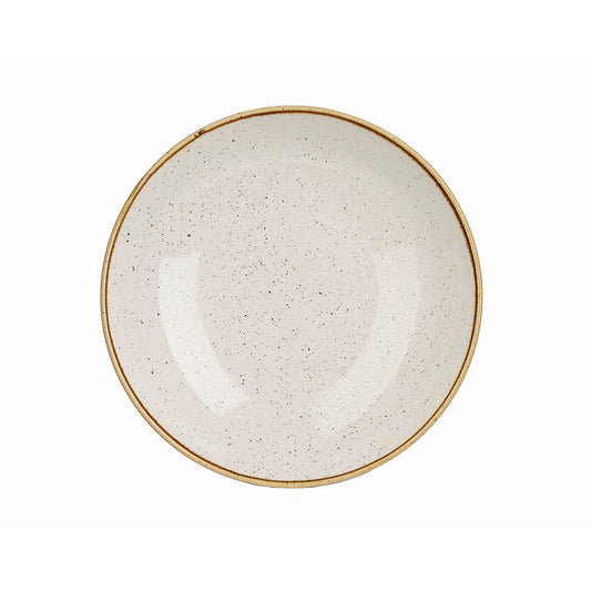 Churchill Stonecast Vitrified Porcelain Barley White Round Coupe Bowl 31x4.4cm 240cl 84.5oz Pack of 6