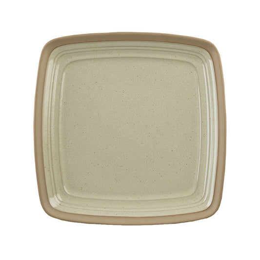 Churchill Art De Cuisine Igneous Stoneware Natural Square Plate 27cm Pack of 6