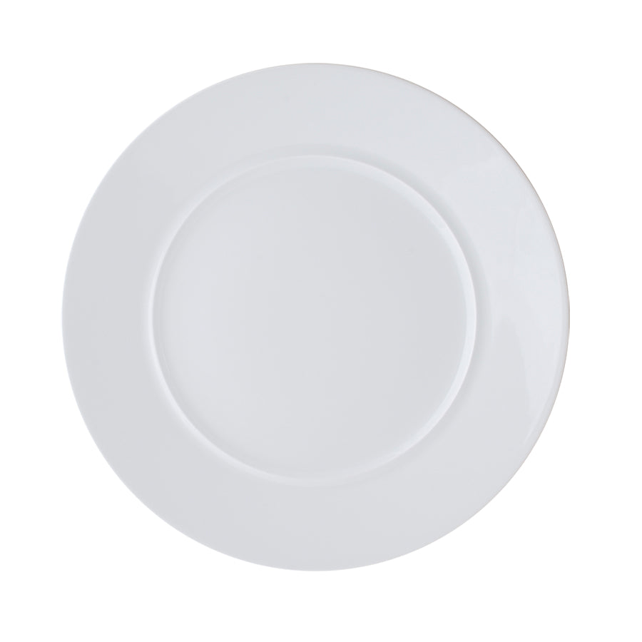 Astera Style Vitrified Porcelain White Round Plates 22cm Pack of 6