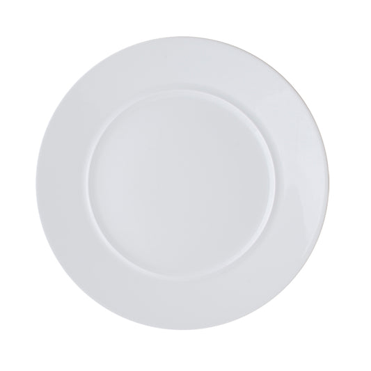 Astera Style Vitrified Porcelain White Round Plates 22cm Pack of 6