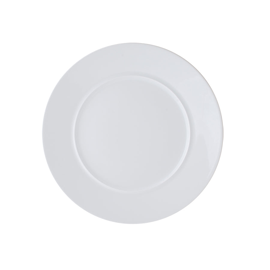 Astera Style Vitrified Porcelain White Round Plates 17cm Pack of 12