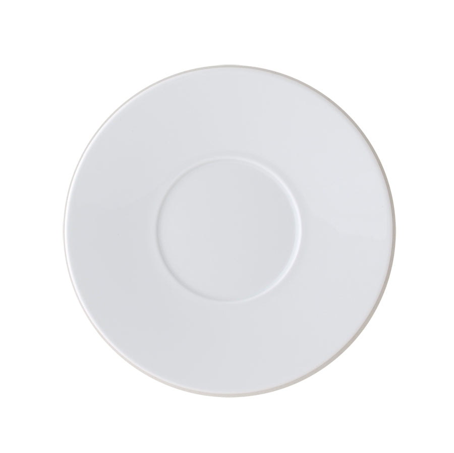 Astera Style Vitrified Porcelain White Round Saucer 16cm Pack of 24