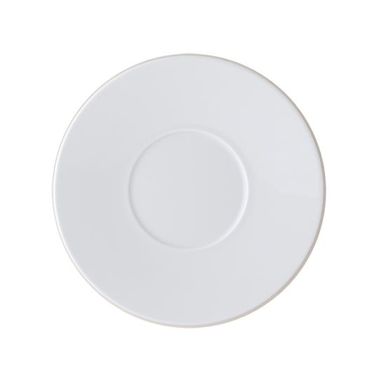 Astera Style Vitrified Porcelain White Round Saucer 16cm Pack of 24