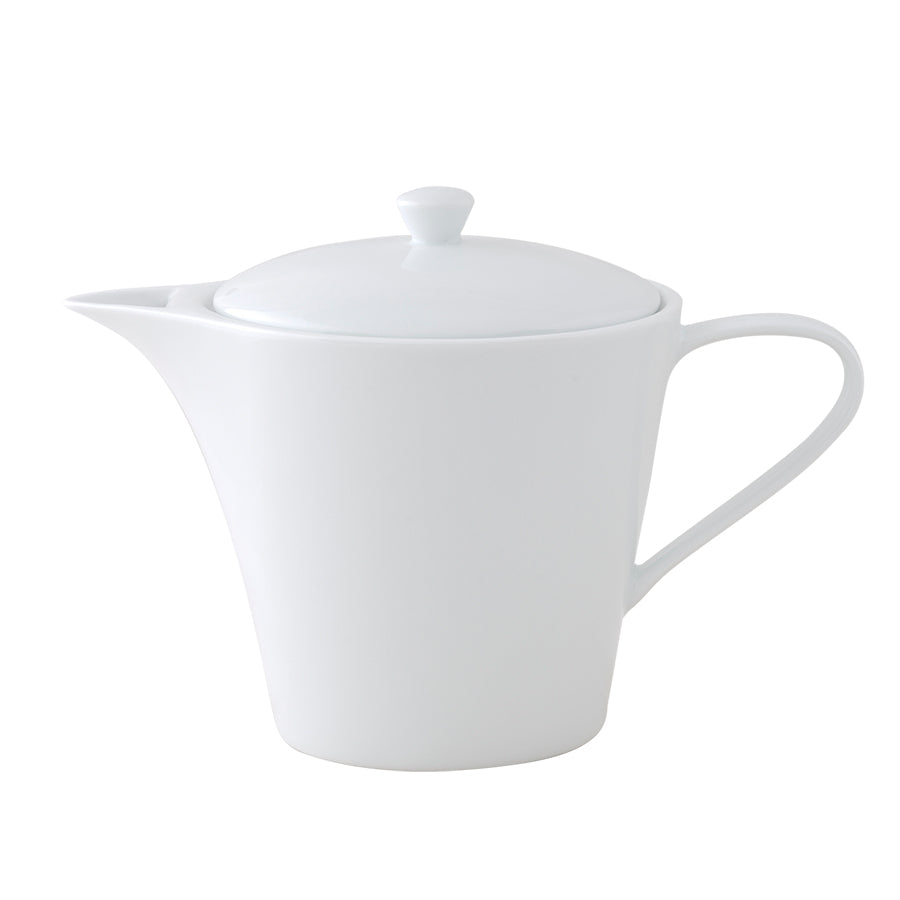 Astera Brasserie Vitrified Porcelain White Teapot 40cl Pack of 2