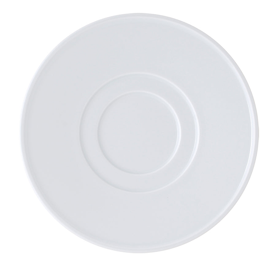 Astera Brasserie Vitrified Porcelain White Round Saucer 15cm Pack of 24