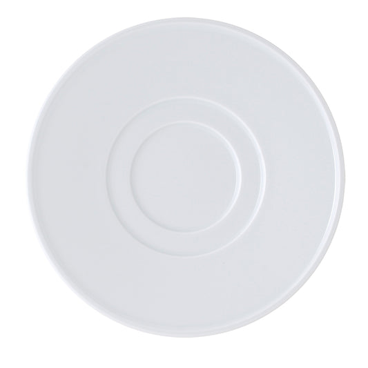 Astera Brasserie Vitrified Porcelain White Round Saucer 15cm Pack of 24