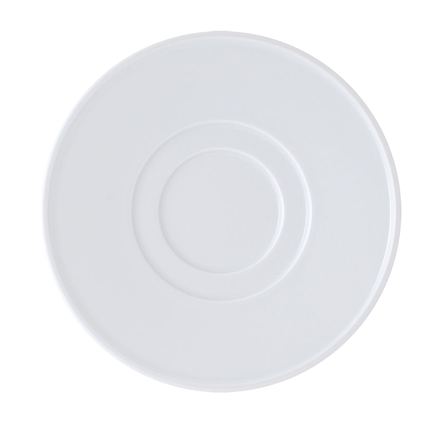 Astera Brasserie Vitrified Porcelain White Round Saucer 13cm Pack of 24