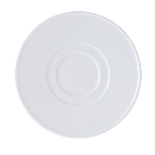 Astera Brasserie Vitrified Porcelain White Round Saucer 13cm Pack of 24