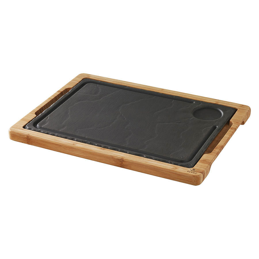 Revol Basalt Bamboo Rectangular Liner 37.5x28cm For Steak Plate BB344 Pack of 3